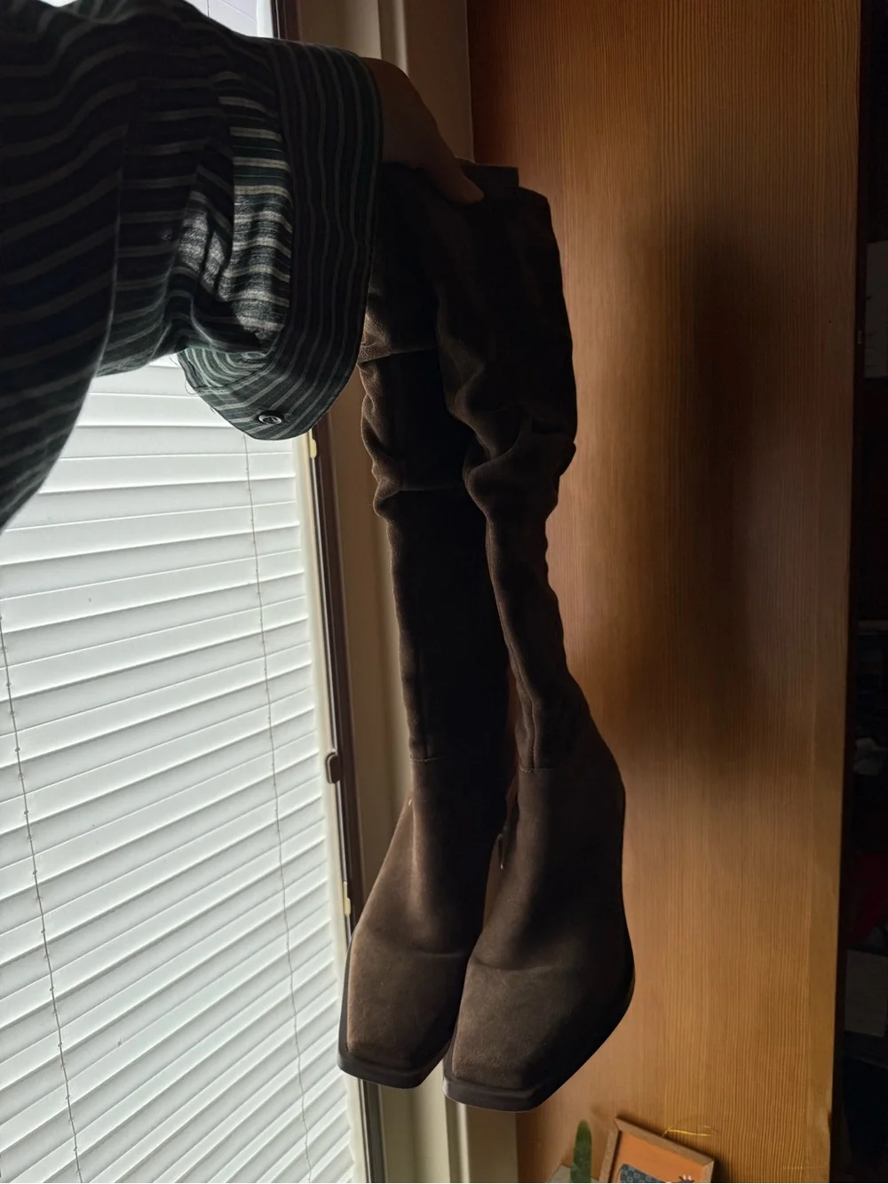 vince camuto dark brown slouchy suede boots